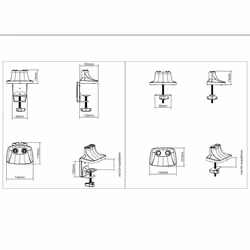 Multibrackets 3286 support d'écran plat pour bureau 27" Noir, Argent - Vue supplémentaire 17