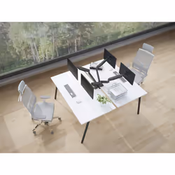 Multibrackets 3286 support d'écran plat pour bureau 27" Noir, Argent - Vue supplémentaire 18