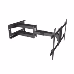 Multibrackets 6546, 100 x 100 mm, 800 x 400 mm, -5 - 10°, -60 - 60°, Acier, Noir