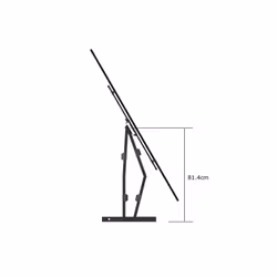 Multibrackets 6546 support pour téléviseur 2,03 m (80") Noir - Vue supplémentaire 10