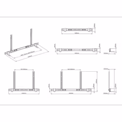 Multibrackets 7895 support de haut-parleurs Support mural tv Noir - Vue supplémentaire 12