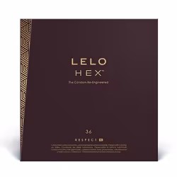 LELO Respect XL, Préservatif masculin, Lisse, Marron, Latex, XL, 58 mm