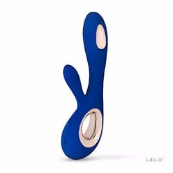 LELO Soraya Wave, Stimulation du clitoris, Bleu, Acrylonitrile-Butadiène-Styrène (ABS), Silicone, Courbé, Ambidextre, Mat