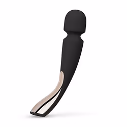 LELO Smart Wand 2 Medium, Vibrateur à baguette, Stimulation du clitoris, Noir, Acrylonitrile-Butadiène-Styrène (ABS), Silicon ...