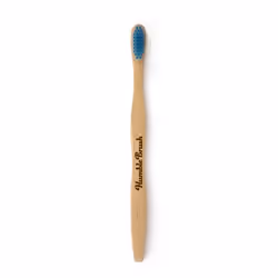 The Humble Co. 16460, Brosse à dents, Adulte, Bleu, Bois, Bambou, Nylon-6, 1 pièce(s)