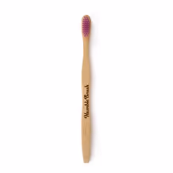 The Humble Co. 16458, Brosse à dents, Adulte, Rose, Bois, Standard, Bambou, Nylon-6