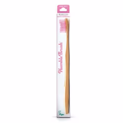 The Humble Co. 16458 brosse à dents Rose, Bois Adulte