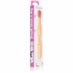 The Humble Co. 16462, Brosse à dents, Enfant, Rose, Bois, Court, Bambou, Nylon-6