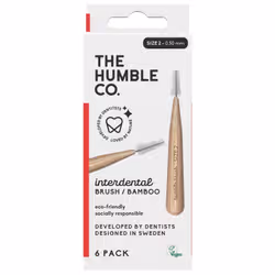 The Humble Co. 6 Brossettes Interdentaires Bambou - Taille : Taille 2 : 0,50 mm