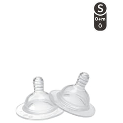 Twistshake 2 Tétines Anti-Colique Débit S 0 Mois et +