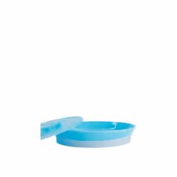 Twistshake Plate, Assiette pour enfant en bas âge, Bleu, Polypropylène (PP), Élastomère thermoplastique (TPE), Garçon, 0,5 an ...