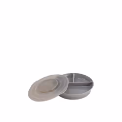 Twistshake Divided Plate, Assiette pour enfant en bas âge, Gris, Polypropylène (PP), Élastomère thermoplastique (TPE), Garçon ...