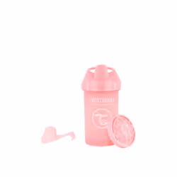 Twistshake Crawler cup, Gobelet verseur, 8 mois, Rose, Polypropylène (PP), Élastomère thermoplastique (TPE), Fille, Silicone