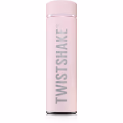 Twistshake Hot or Cold, 0,42 L, Rose, Silicone, Acier inoxydable, 10 h, 10 h, Utilisation quotidienne