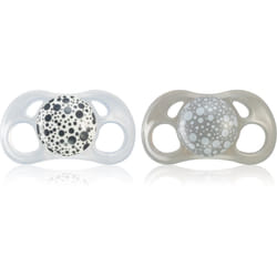 Twistshake Orthodontic 6m+ Grey+White 2 pcs