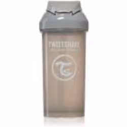 Twistshake 1010.7868.0, Tasse d'apprentissage, 6 mois, Gris, Plastique, Silicone, Garçon/Fille, Couvercle rotatif