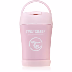 Ayez toujours un en-cas pour vous et votre enfant à disposition. Le produit Twistshake Stainless Steel Food Container Pink co ...