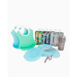 Twistshake Dinner Kit sets pour les repas du nourrisson Bleu, Gris