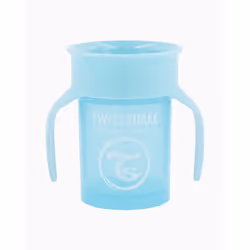 Twistshake 1010.7892.9, Verre sans embout, 6 mois, Bleu clair, Silicone, 1 pièce(s)