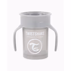 Twistshake 1010.7893.0, Verre sans embout, 6 mois, Gris, Silicone, Garçon/Fille, 1 pièce(s)