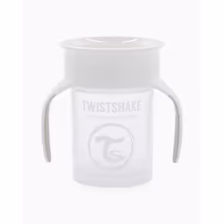 Twistshake 1010.7893.1, Verre sans embout, 6 mois, Blanc, Silicone, Garçon/Fille, 1 pièce(s)