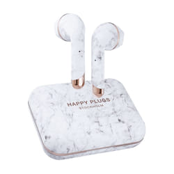 Happy Plugs Air 1 Plus Couleur marbre, Blanc