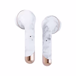 Happy Plugs Air 1 Plus Couleur marbre, Blanc