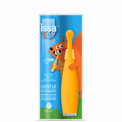 Foreo ISSA baby, Enfant, Brosse à dents à ultrasons, Jaune, 2 min, Doux, Jaune