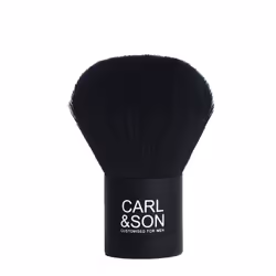 Carl&Son Makeup Powder Brush, Pinceau à poudre, Arrondi, Fin, Synthétique, Noir, 1 pièce(s)