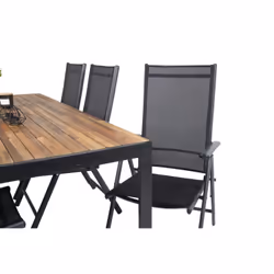 Venture Design 9554-068 table de jardin Marron, Bois Forme rectangulaire - Vue supplémentaire 4