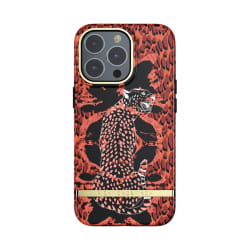 RICHMOND & FINCH Coque iPhone 13 Pro - Guépard Rouge/Noir
