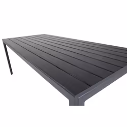 Venture Design 1026-408 table de jardin Noir Forme rectangulaire