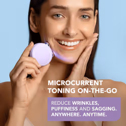 FOREO BEAR  2 go Appareil à micro-courants compact et facile à transporter avec 6 intensités et 2 types de micro-courants - Lavande