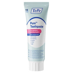 TePe Pure Dentifrice Bouche Sèche et Sensible Menthe Douce 75 ml