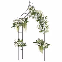 À propos de cet article 【Beauté gothique】Le treillis en arc de jardin décorative présente des flèches d'inspiration gothique  ...