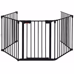 Description générale Cette barrière métallique à 5 panneaux est conçue pour s'adapter à divers besoins, que ce soit comme bar ...