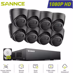 Streaming 1080p Lite net Le DVR fournit des images 1080p Lite (960 x 1080) pour protéger visiblement votre maison ou votre bu ...