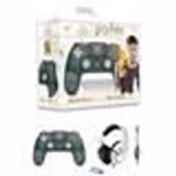 Manette PS4 Bluetooth - Harry Potter - Serpentard - Lumineuse - Casque PRO-H3 - Compatible PS4/PS5