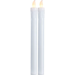 Star Trading Lot de 2 presse-bougies led de Star Trading, bougie led, lumière de bougie blanc chaud pour bougeoirs, décoration de Noël à piles en