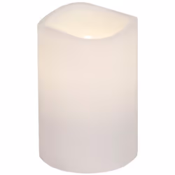 Bougie LED 'Paul', pile et minuterie, blanc, extérieur, H 11,5cm La bougie d'extérieur pratique, à piles, avec minuterie Les  ...