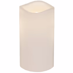 Bougie LED 'Paul', pile et minuterie, blanc, extérieur, H 15cm La bougie d'extérieur pratique, à piles, avec minuterie Les bo ...