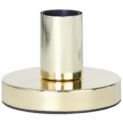 Pied de lampe 'Glans' avec douille E27, métal, laiton, H 8,5 cm Pied de lampe avec douille E27 pour votre ampoule décorative ...