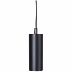 Suspension de lampe 'Tub', douille E27, longueur de câble 3,5 m, bois, noir, L 350 cm, H 15 cm Kit de connexion avec douille ...