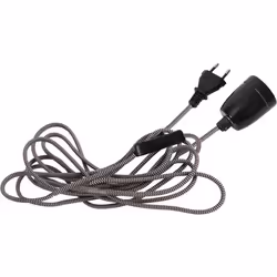 Star Trading 294-65, Câble de connexion d’éclairage, Noir, Blanc, IP20, E27, 1 ampoule(s), 40 W