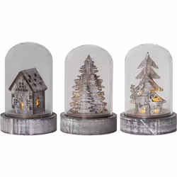 Star Trading Kupol, Figurine lumineuse décorative, Marron, IP20, 3 lampe(s), LED, 0,06 W