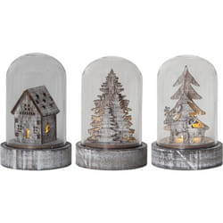 Star Trading Kupol Figurine lumineuse décorative Marron 3 lampe(s) LED 0,06 W