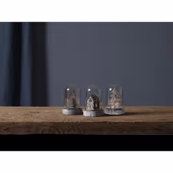 Star Trading Kupol Figurine lumineuse décorative Marron 3 lampe(s) LED 0,06 W