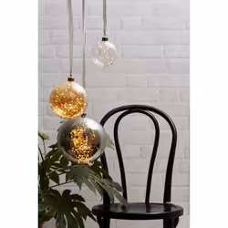 Star Trading 457-86 lumière décorative Figurine lumineuse décorative Argent 80 lampe(s) LED 0,96 W