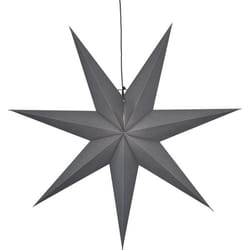 Star Trading Paper Star Ozen Figurine lumineuse décorative Gris 1 lampe(s)