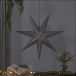 Star Trading Paper Star Ozen Figurine lumineuse décorative Gris 1 lampe(s)